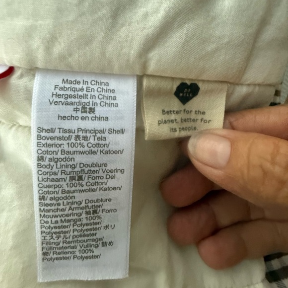 NWOT WOMENS  Checkered Double-Breasted Coat small - Picture 5 of 11